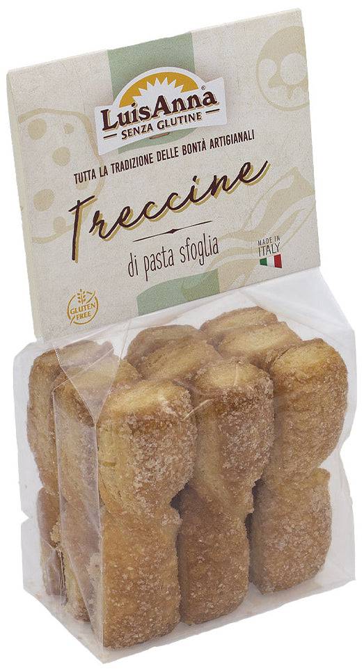 LUISANNA Biscotti Sfoglia Treccine 130g - Lovesano