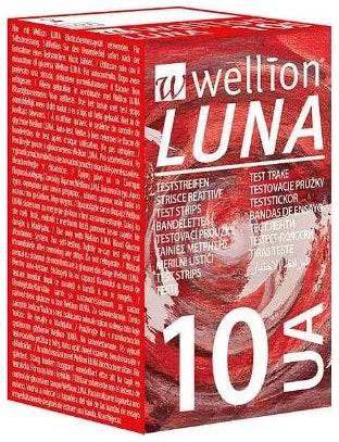 WELLION Luna Acido Urico 10 Str. - Lovesano