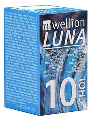 WELLION LUNA CHOLES STRIPS10PZ - Lovesano