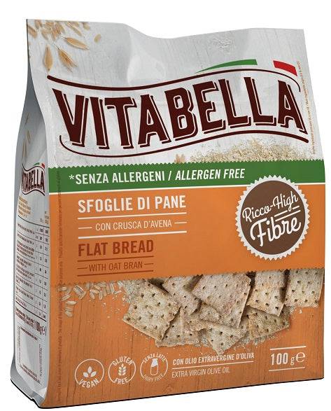 VITABELLA Sfoglie di Pane con Crusca d'Avena 100g - Lovesano