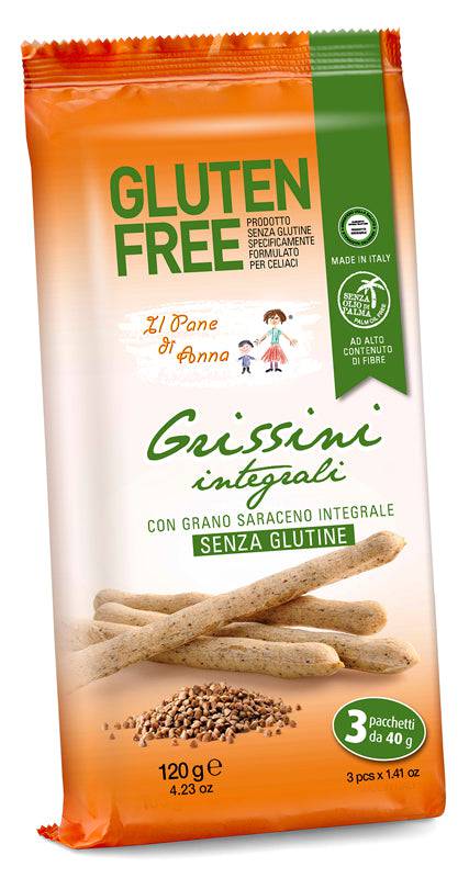 PANE ANNA Grissini Integrali 3x40g - Lovesano