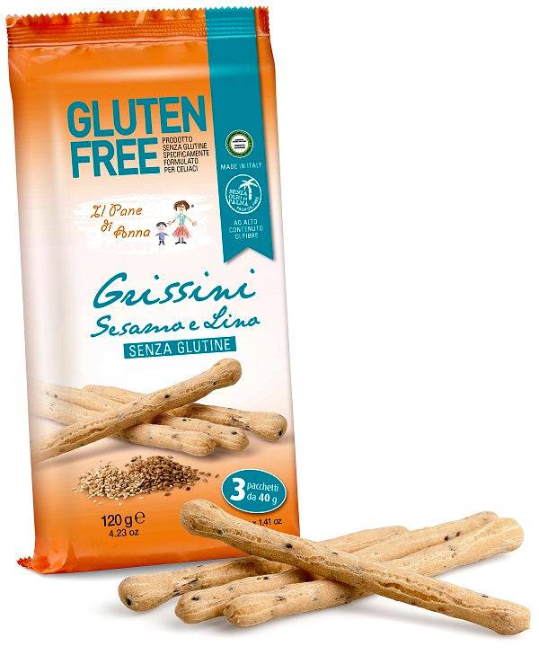PANE ANNA Grissini SE/LI 3X40g - Lovesano