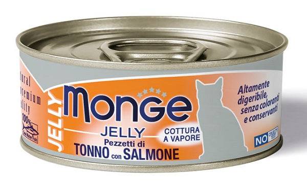 MONGE CAT TONNO/SALMONE 80 GR. - Lovesano