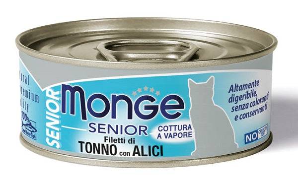 MONGE CAT SENIOR TONNO/ACCIUGH - Lovesano