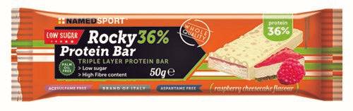 ROCKY 36% PROT BAR RASPBER 50G - Lovesano