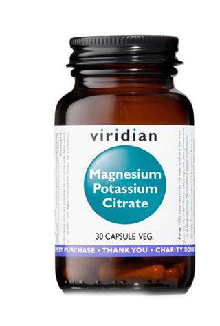 VIRIDIAN MG+K Citrate 30 Cps - Lovesano