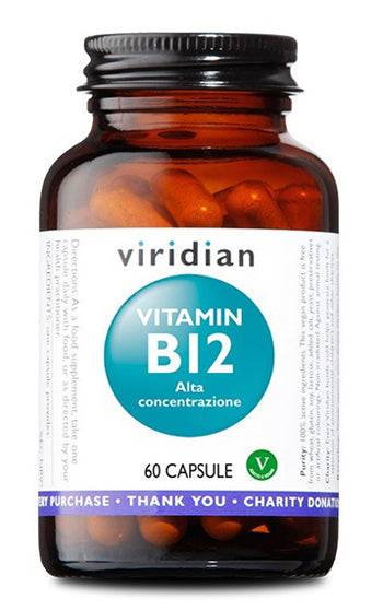 VIRIDIAN VITAMIN B12 HIGH60CPS - Lovesano