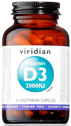 VITAMIN D3 2000IU 60CPS VEG - Lovesano
