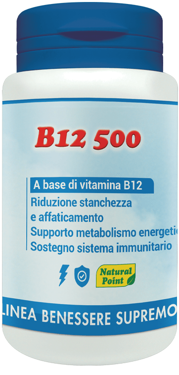 B12 CIANOCOBAL 500MCG NAT/POINT - Lovesano