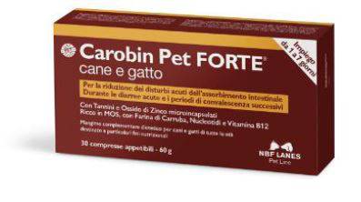CAROBIN PET FORTE 30CPR - Lovesano
