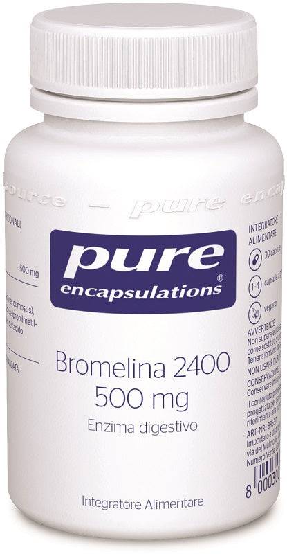 PURE ENCAPSUL BROMELINA 30CPS - Lovesano