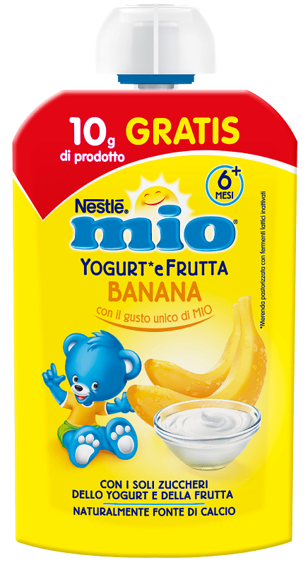 MIO YOGURT E FRUTTA BANANA100G - Lovesano