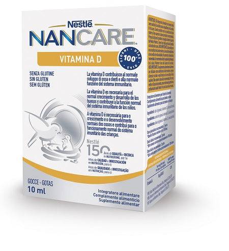 NANCARE VITAMINA D GOCCE 10ML - Lovesano