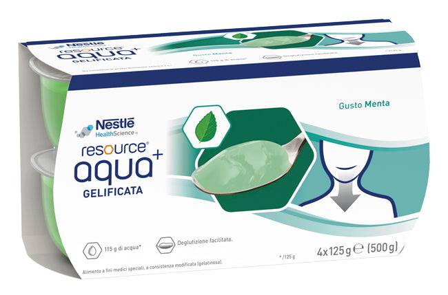 RESOURCE AQUA+MINT CUP6 4X125G - Lovesano