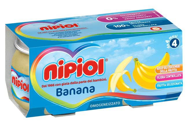 NIPIOL Omog.Banana 2x80g - Lovesano