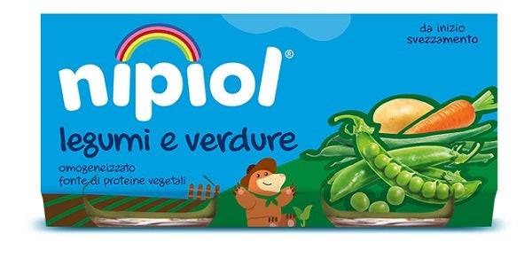 NIPIOL Omog.Legumi & Verdure 2x80g - Lovesano