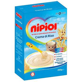 NIPIOL CEREALI CREMA RISO 200 - Lovesano