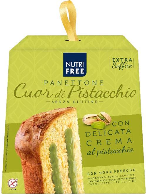 NUTRIFREE Panettone Cuor Pistacchio 680g - Lovesano