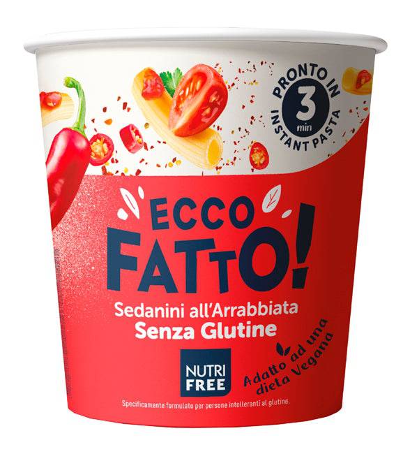 NUTRIFREE EF Sedanini Arrabiata 70g - Lovesano