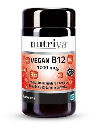 NUTRIVA VEGAN B12 60CPR 1000MC - Lovesano