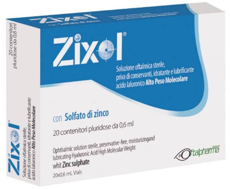 ZIXOL GOCCE OCUL 20MONODX0,6ML - Lovesano