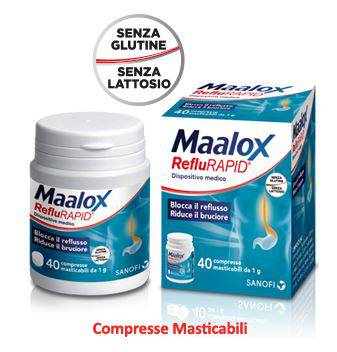 MAALOX REFLURAPID 40CPR MAST - Lovesano
