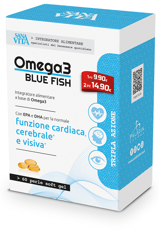SANAVITA BLUE FISH 60CPS - Lovesano