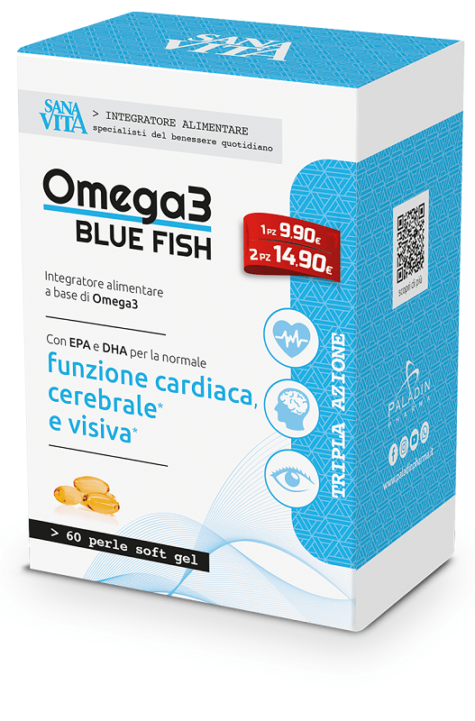 SANAVITA BLUE FISH 60CPS - Lovesano 