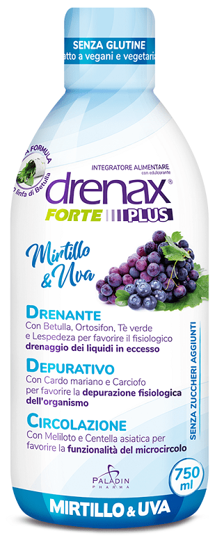 DRENAX FORTE MIRTILLO 750ML - Lovesano