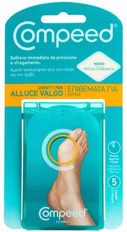 COMPEED CER ALLUCE VALGO 5PZ - Lovesano