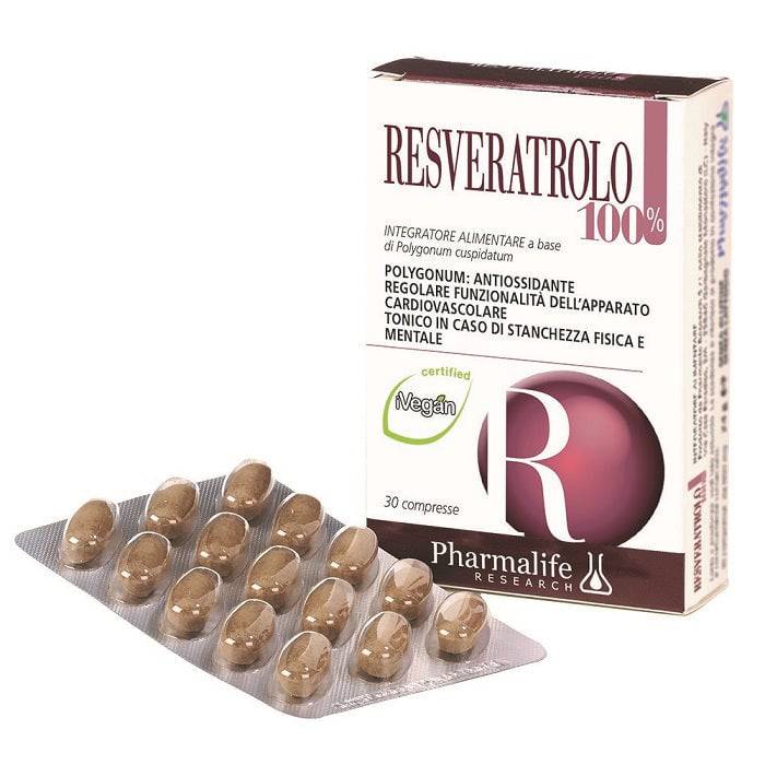 RESVERATROLO 100% 30CPR PHARMAL - Lovesano