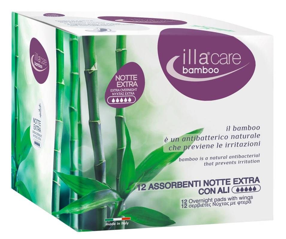 ILLA CARE BAMBOO NOTTE EX 12PZ - Lovesano