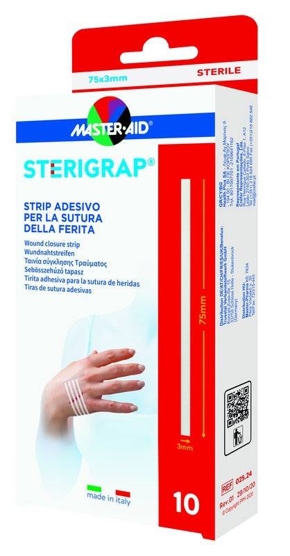 M-AID STERIGRAP STRIP AD75X3MM - Lovesano