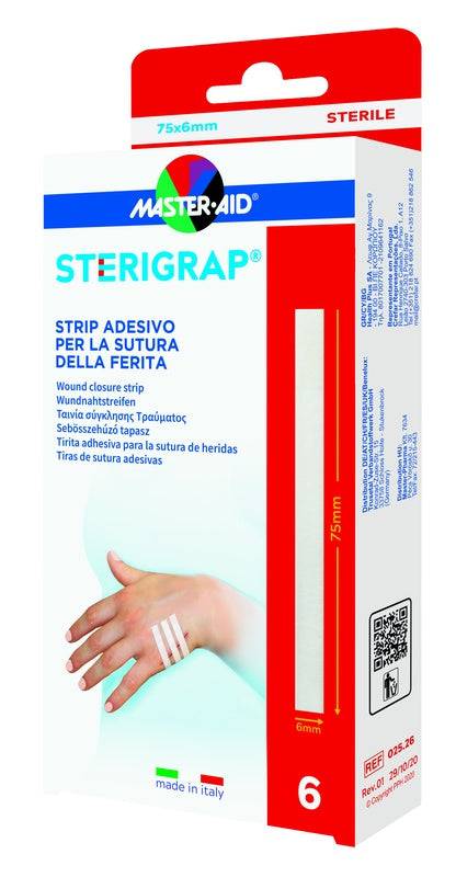 M-AID STERIGRAP STRIP AD75X6MM - Lovesano