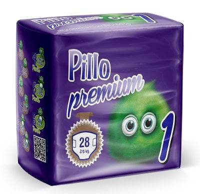 PILLO Premium 1 NewBorn 2/5Kg 28pz - Lovesano