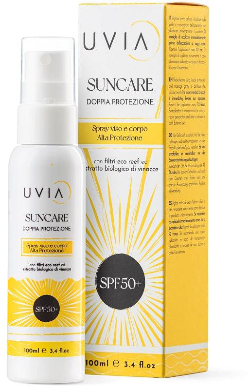 UVIA SPRAY SOLARE SPF50+ 100ML - Lovesano