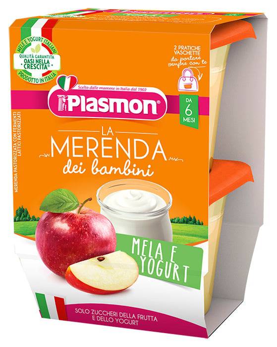 PLASMON MELA YOG AS 2X120G - Lovesano