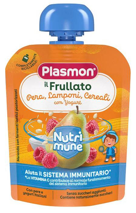 PLASMON Nutri-Mune Pera Lampone Cer - Lovesano