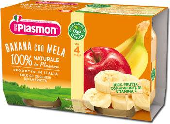 PLASMON OMOG BANANA/MELA2X104G - Lovesano