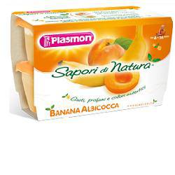 PLASMON Omog.Sapori Natura Albic/Banana 4x100g - Lovesano