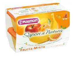 PLASMON Omog.Sapori Natura Futta Mista 4x100g - Lovesano