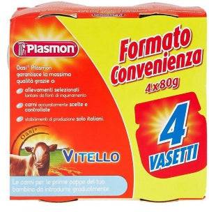 Plasmon Omog Vitello 4x80g - Lovesano