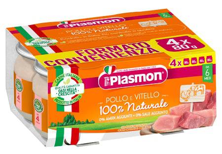 PLASMON Omog.Vitello/Pollo 4x80g - Lovesano