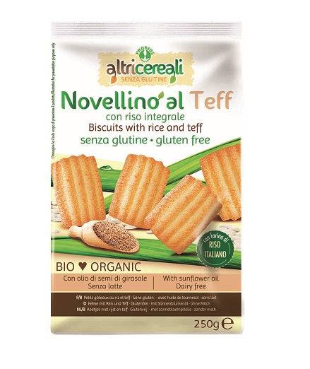 ALTRICEREALI Biscotti Novellini Teff.Riso 250g - Lovesano