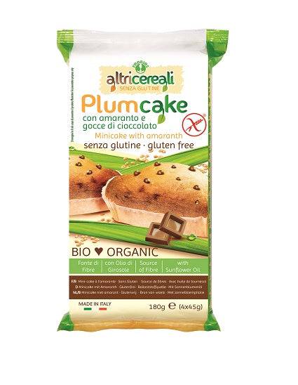 ALTRICEREALI Plumcake Amaranto Gtt Cioccolata 180g - Lovesano