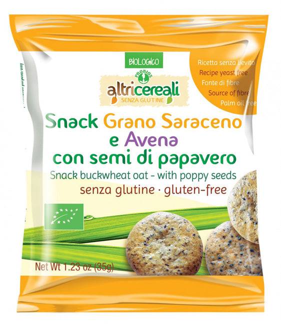 ALTRICEREALI Snack Saraceno e Avena 35gr - Lovesano