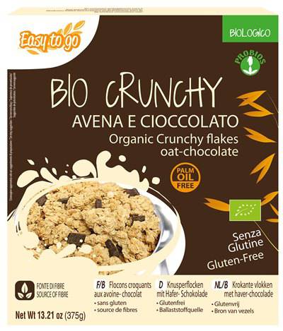 EASY TO GO Crunchy Avena Cioccolato 375g - Lovesano