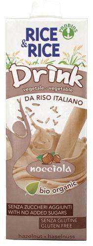 RICE & RICE Bevanda Riso Nocciola 1Lt - Lovesano