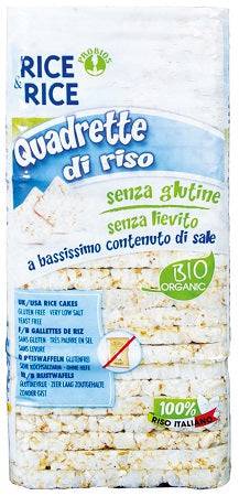 RICE & RICE Quadrette Riso S/Sale 130g - Lovesano