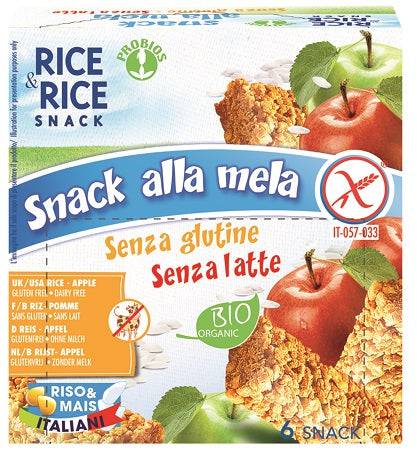 RICE & RICE Snack Riso Mela 6x21g - Lovesano